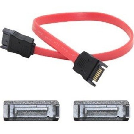 ADD-ON Addon 5 Pack Of 45.72Cm (18.00In) Sata Male To Male Red Cable SATAMM18IN-5PK